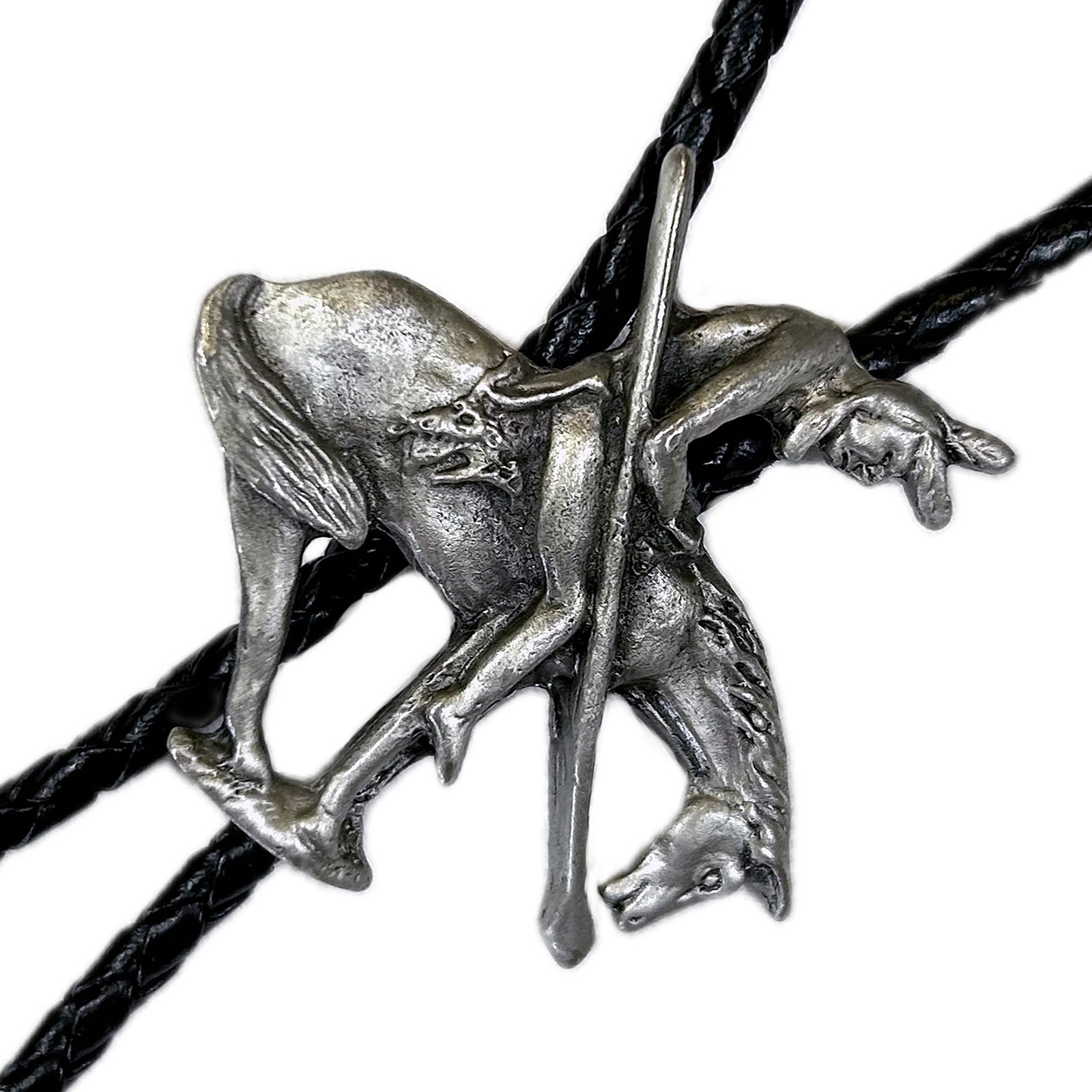 Rockmount Ranch Wear Pewter End of Trail Western Bolo Tie - Rockmount Clothing - Flyclothing LLC