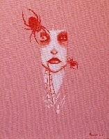 Black Market Art Company Blood Webs Print