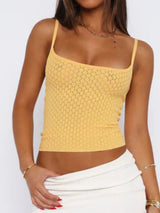 Lace Square Neck Cami - Trendsi - Flyclothing LLC