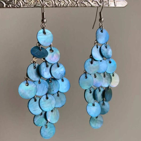 Stainless Steel Shell Dangle Earrings - Trendsi - Flyclothing LLC