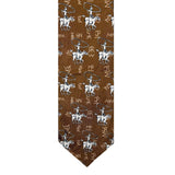 Rockmount Ranch Wear Roper & Brands Brown Western Silk Tie - Rockmount Clothing - Flyclothing LLC