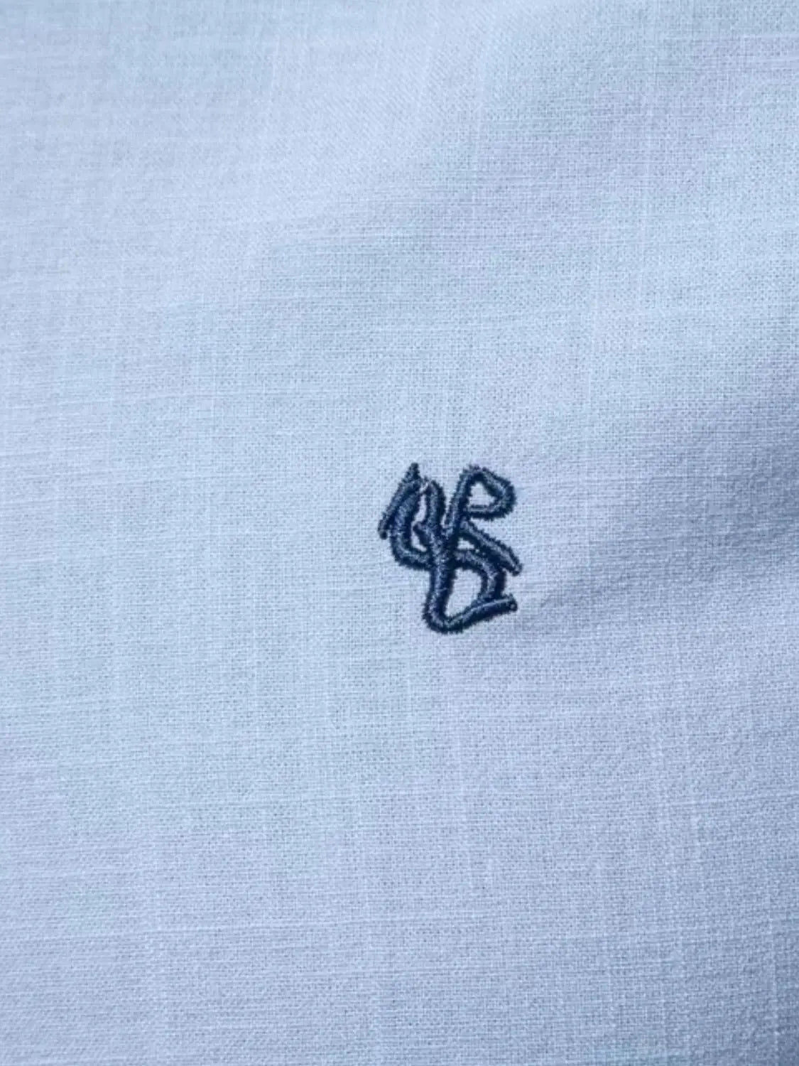 Men's Full Size Button Down Embroidered Shirt Plus Size - Trendsi - Flyclothing LLC