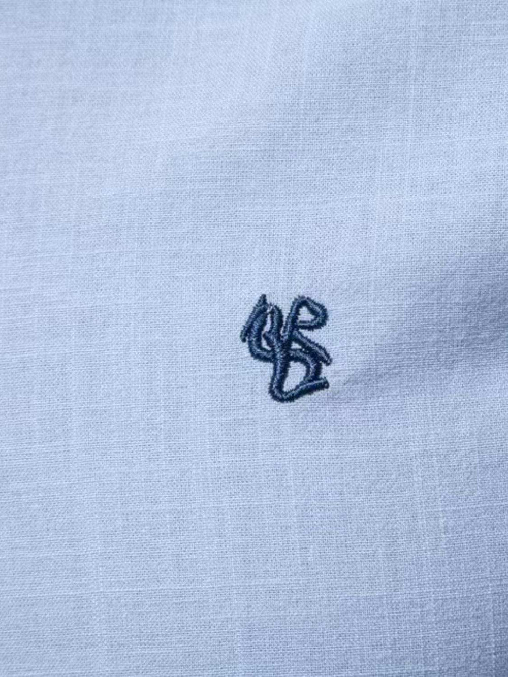 Men's Full Size Button Down Embroidered Shirt Plus Size - Trendsi - Flyclothing LLC