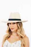 Fame Basket Weave Straw Sun Hat - Trendsi - Flyclothing LLC