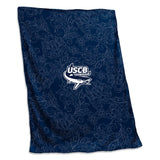 South Carolina Beaufort Navy Paisley Sweatshirt Blanket (Screened) - Logo Brands - Flyclothing LLC