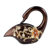 10" Bronze And Gold Polyresin Dove Statue Sculpture - Homeroots