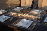 Brown Wicker Outdoor Patio Gas Fire Pit Table - Homeroots - Flyclothing LLC