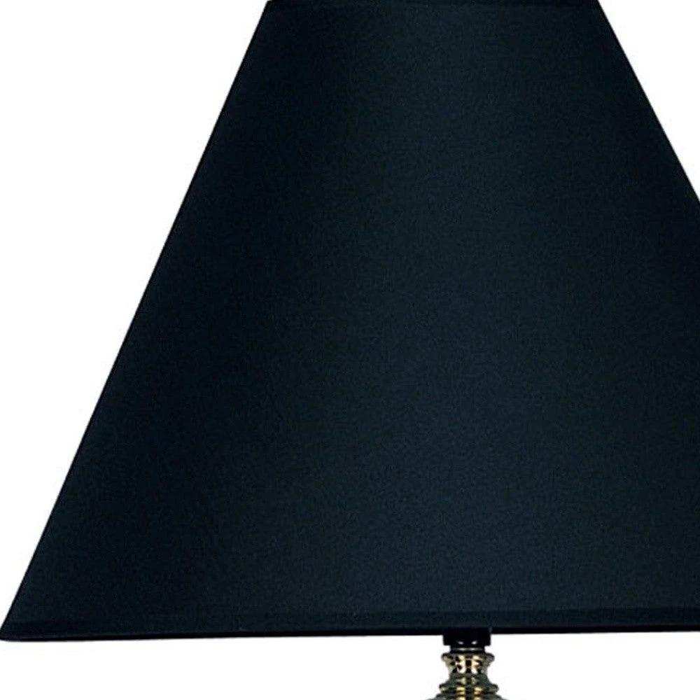 Gold and Navy Blue Table Lamp with Navy Blue Shade - Homeroots - Flyclothing LLC