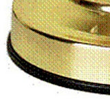 15" Gold Ceramic Bedside Table Lamp - Homeroots