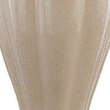 27" Ivory and Gold Ceramic Urn Table Lamp With Off White Empire Shade - Homeroots