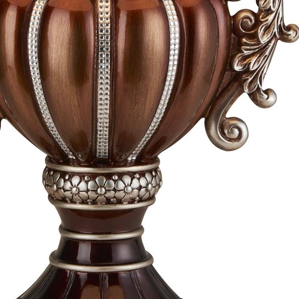 Tall Bronze Urn Shaped Table Lamp - Homeroots - Flyclothing LLC
