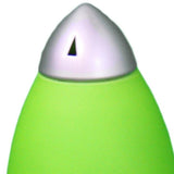 11" Green Acrylic Bedside Table Lamp With Green Shade - Homeroots