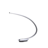 16" Silver Metal Desk Led Table Lamp - Homeroots - Flyclothing LLC