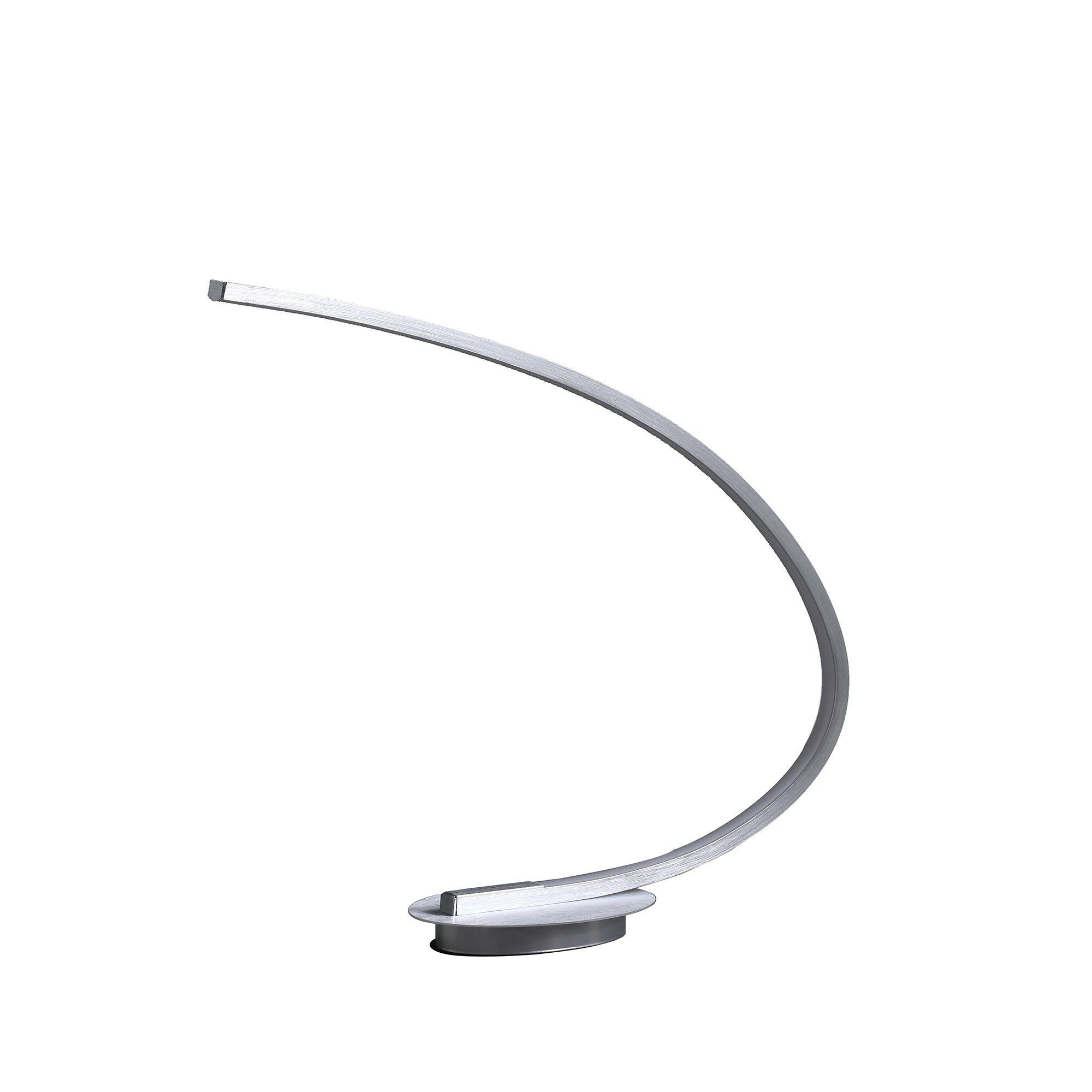 16" Silver Metal Desk Led Table Lamp - Homeroots - Flyclothing LLC