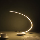 16" Silver Metal Desk Led Table Lamp - Homeroots - Flyclothing LLC