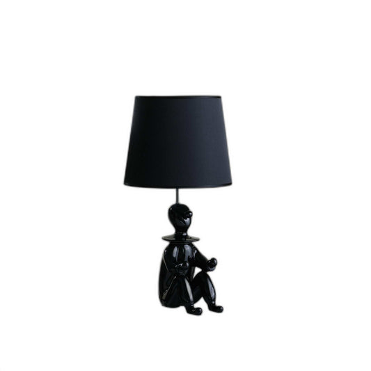 21” Black Sculptural Clown Phone Holder Desk Lamp - Homeroots - Flyclothing LLC