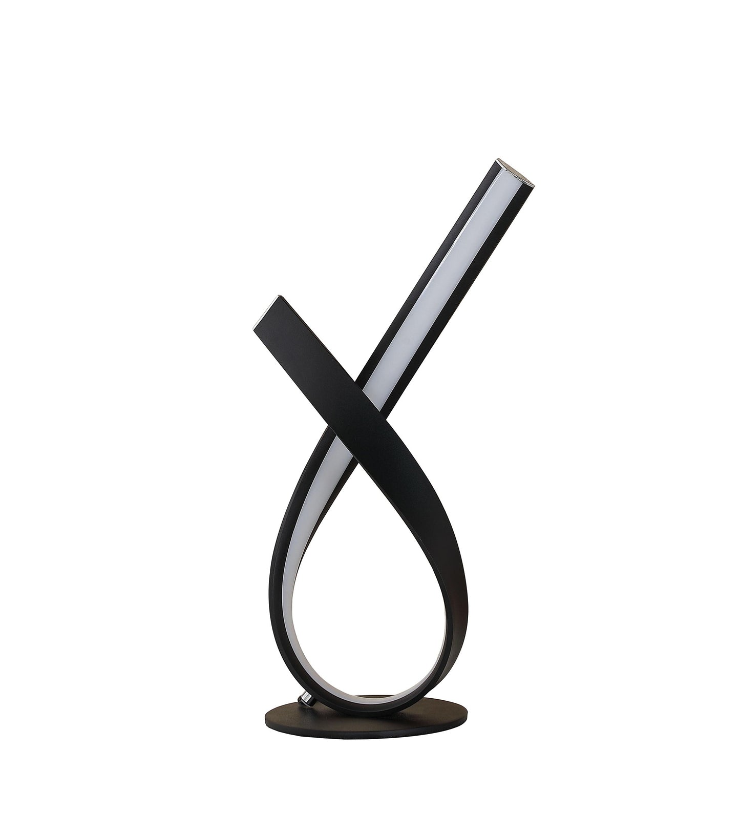 17" Black Bedside Led Table Lamp - Homeroots - Flyclothing LLC