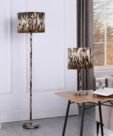 19" Brown And Black Bedside Table Lamp With Brown And Black Drum Shade - Homeroots - Flyclothing LLC