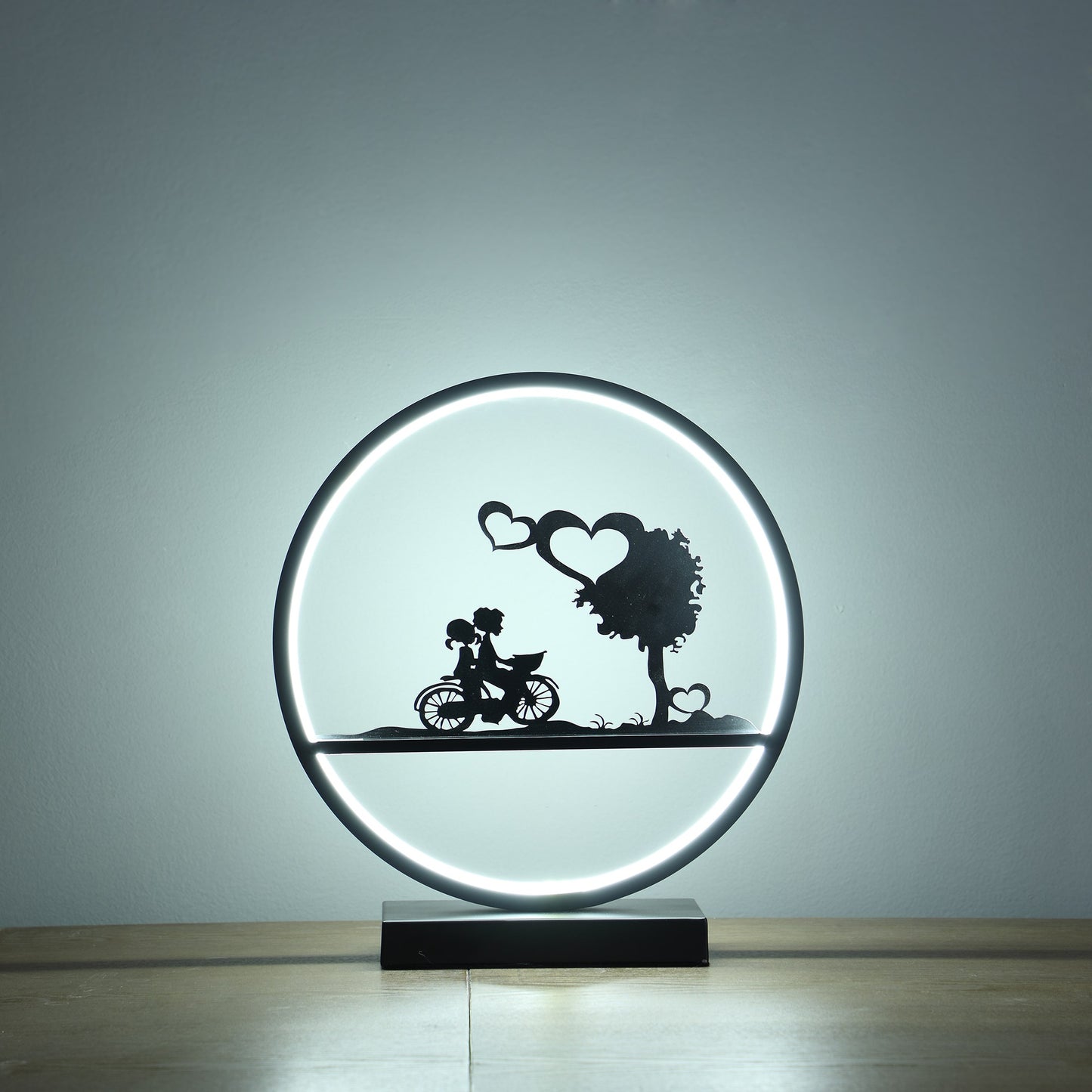 13" Black Bedside Led Table Lamp - Homeroots - Flyclothing LLC