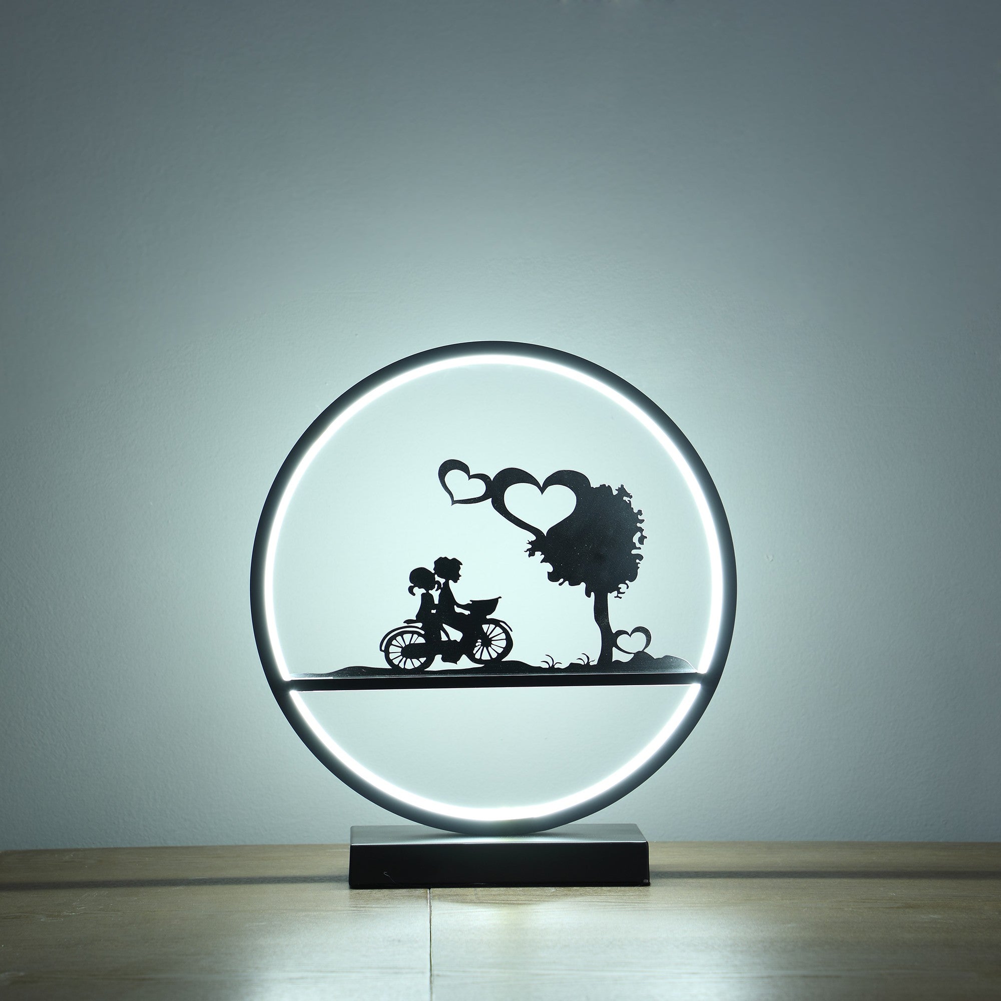 13" Black Bedside Led Table Lamp - Homeroots - Flyclothing LLC