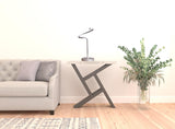 18" White Curvy Spiral LED Table Lamp - Homeroots