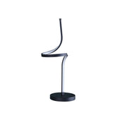 22" Black Bedside Led Table Lamp - Homeroots