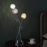 28" Clear Three Light Bedside Led Table Lamp - Homeroots - Flyclothing LLC