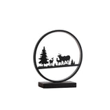 13" Black Bedside Led Table Lamp - Homeroots - Flyclothing LLC