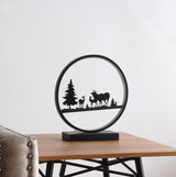 13" Black Bedside Led Table Lamp - Homeroots - Flyclothing LLC