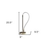 21" Gold Bedside Led Table Lamp - Homeroots - Flyclothing LLC