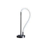 21" Silver Bedside Led Table Lamp - Homeroots - Flyclothing LLC