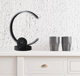 13" Black Contempo Shape LED  with USB Desk or Table Lamp - Homeroots