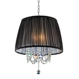 Elegant Ceiling Lamp with Crystal Accents - Homeroots