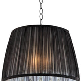 Elegant Ceiling Lamp with Crystal Accents - Homeroots