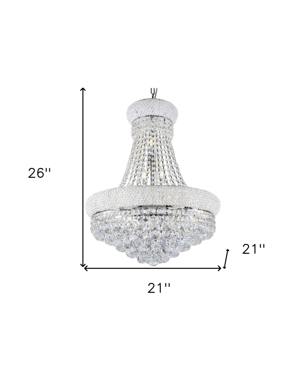 Lantern Empire Transparent Glass Led Ceiling Light With Clear Shades - Homeroots - Flyclothing LLC