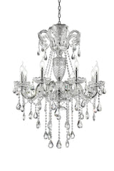 Candle Style Empire Transparent Glass Led Ceiling Light - Homeroots - Flyclothing LLC