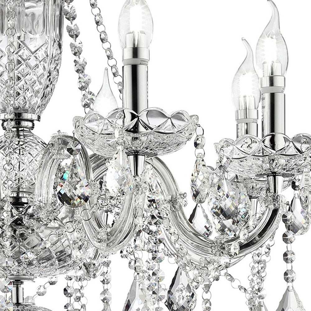 Candle Style Empire Transparent Glass Led Ceiling Light - Homeroots - Flyclothing LLC
