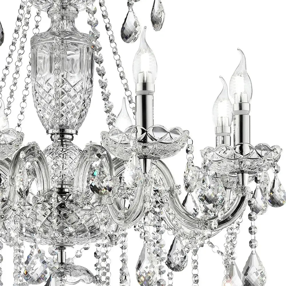 Candle Style Empire Transparent Glass Led Ceiling Light - Homeroots - Flyclothing LLC