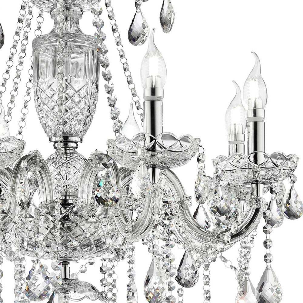 Candle Style Empire Transparent Glass Led Ceiling Light - Homeroots - Flyclothing LLC