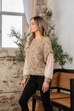 Sew In Love Full Size Fuzzy Long Sleeve Knit Top - Trendsi