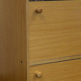 Standard Natural Double Door Verticle Book Shelf - Homeroots - Flyclothing LLC