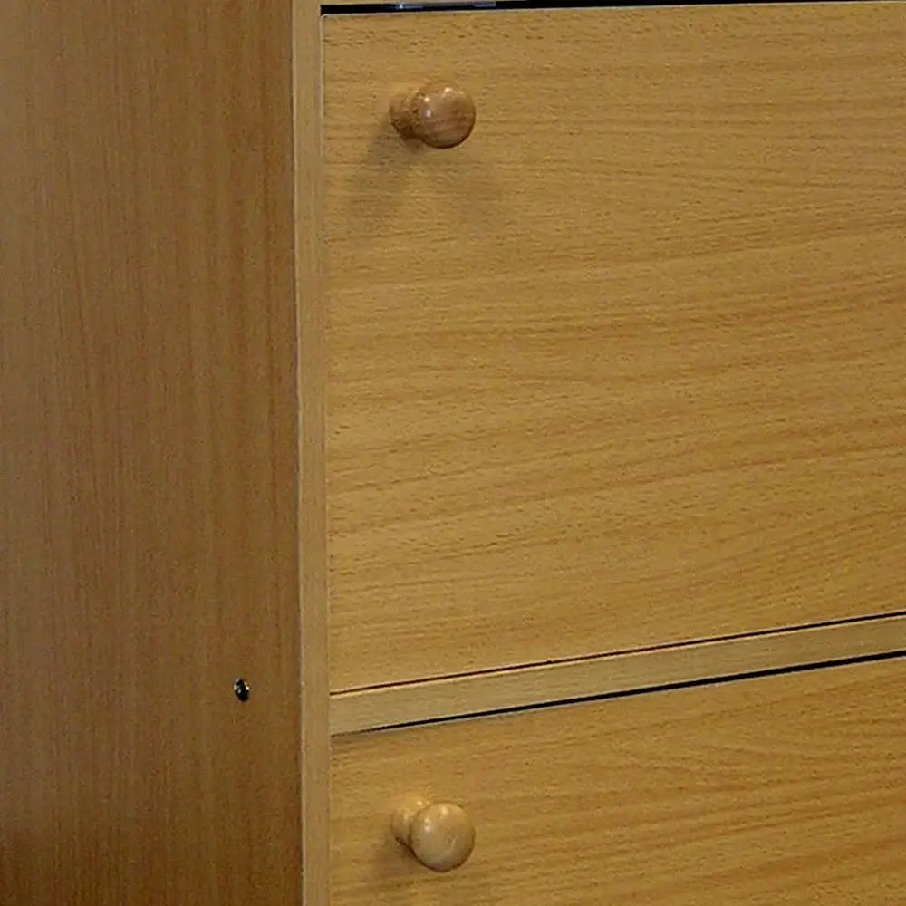 Standard Natural Double Door Verticle Book Shelf - Homeroots - Flyclothing LLC