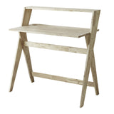 20" Natural Wood Writing Desk - Homeroots - Flyclothing LLC