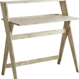 20" Natural Wood Writing Desk - Homeroots - Flyclothing LLC