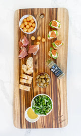 35" Artisan Organic Natural Wood Anti Bacterial Cutting Board - Homeroots - Flyclothing LLC