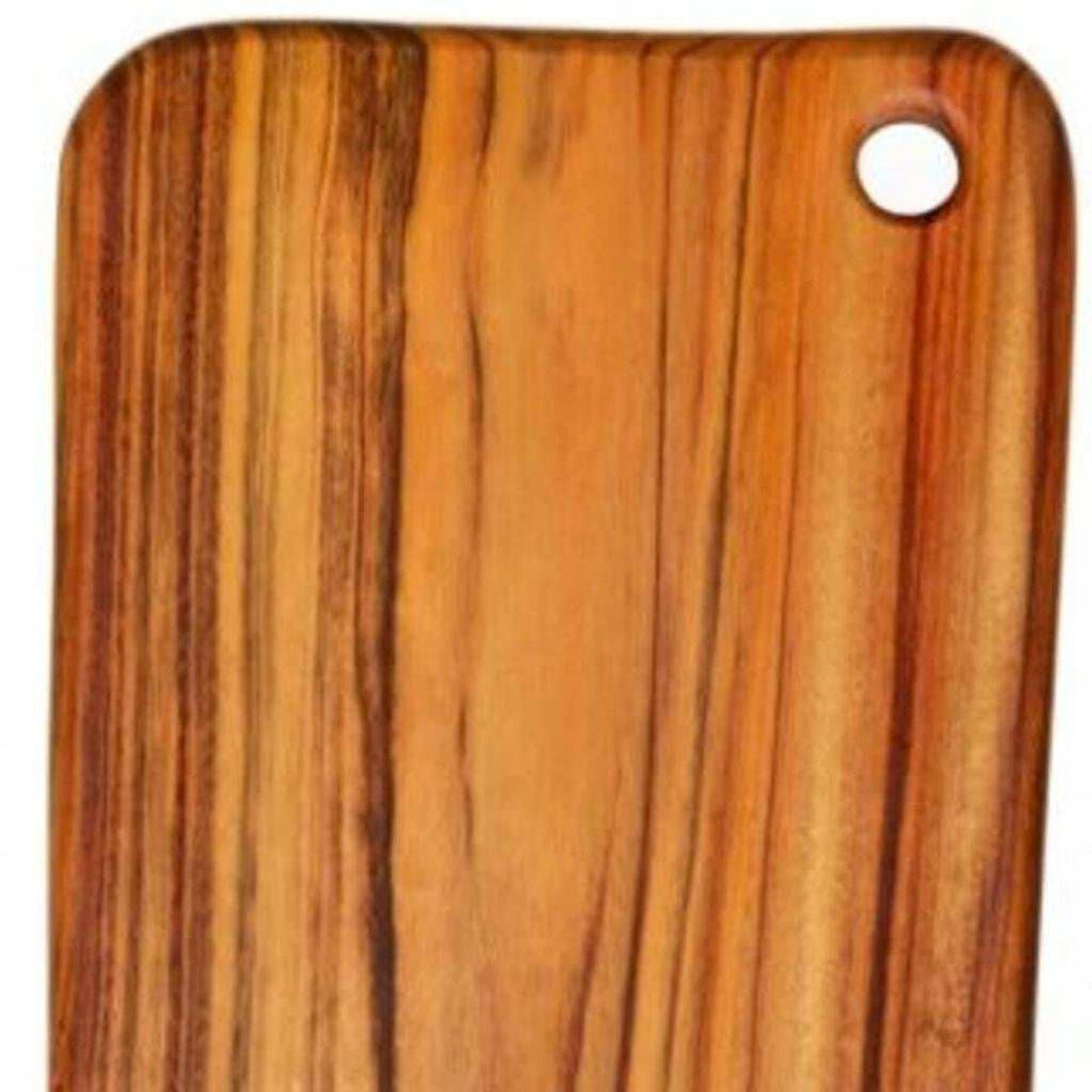Natural Rounded Rectangle Anti-Bacterial Cutting Board - Homeroots - Flyclothing LLC