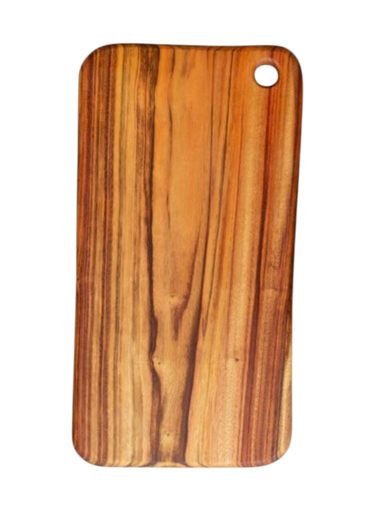 Natural Rounded Rectangle Anti-Bacterial Cutting Board - Homeroots - Flyclothing LLC
