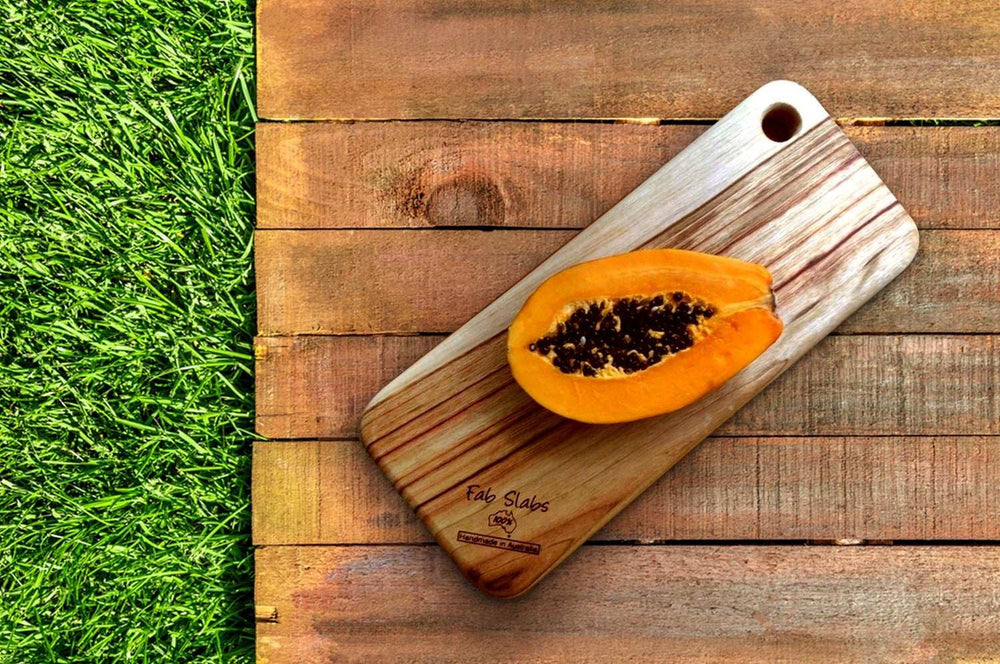 Natural Rounded Rectangle Narrow Anti-Bacterial Cutting Board - Homeroots - Flyclothing LLC