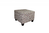 25" Tan Polyester Blend And Black Storage - Homeroots