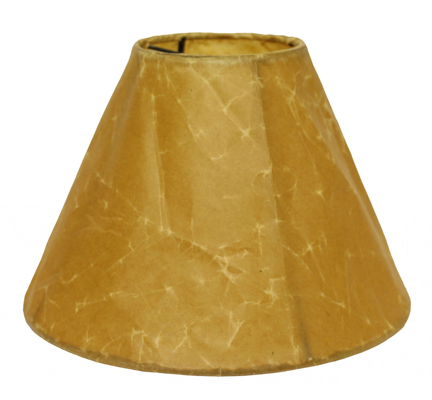 18" Brown Slanted Empire Crinkle Oil Paper Lampshade - Homeroots - Flyclothing LLC